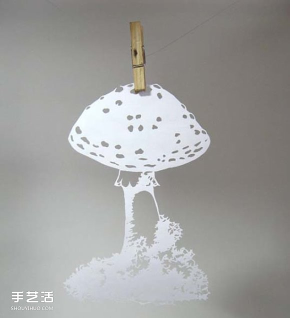 Sam的精美卡纸剪纸 不仅是爱好也是她的工作