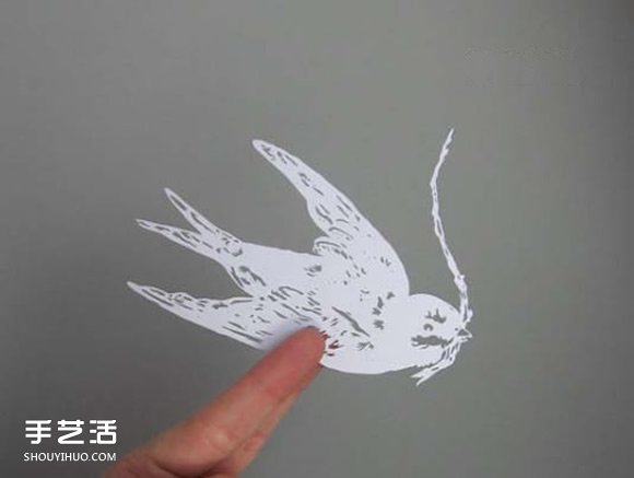 Sam的精美卡纸剪纸 不仅是爱好也是她的工作