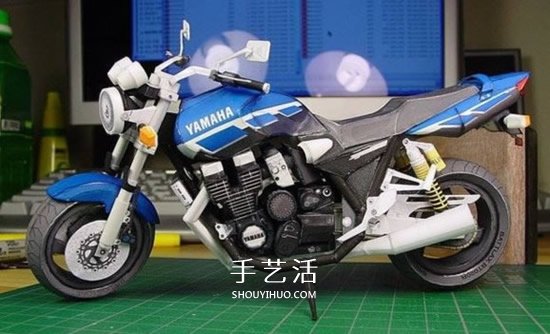 YAMAHA XJR1300 经典摩托车纸模型作品赏