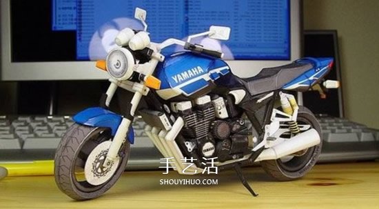 YAMAHA XJR1300 经典摩托车纸模型作品赏