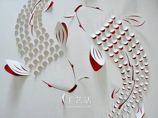 简洁美好的立体纸雕作品 有种返璞归真的美