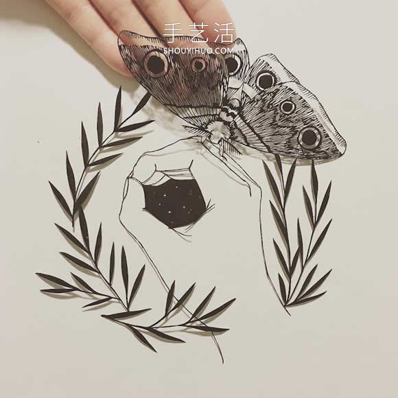 错综复杂的纸雕作品 彰显了脆弱中的美！