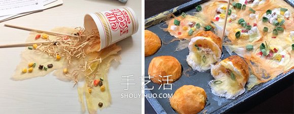 质朴幸福味道！74岁大坂爷爷的立体和纸食物模型