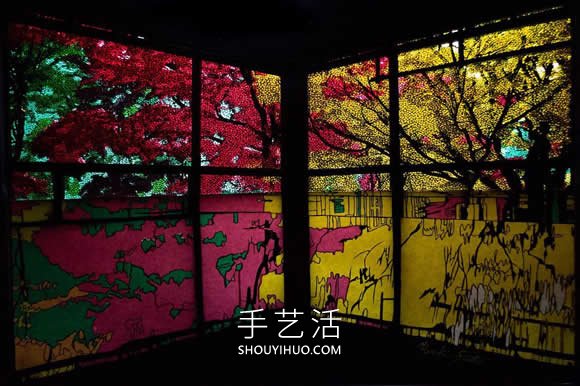 这不是照片，斋藤洋树的精细日本传统切纸艺术！