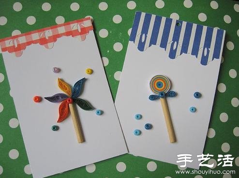 简单又可爱的手工衍纸作品