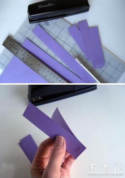 纸艺DIY心形挂饰的方法