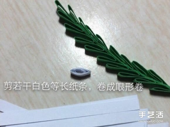 如何衍纸麦穗的方法 手工制作卷纸麦穗图解