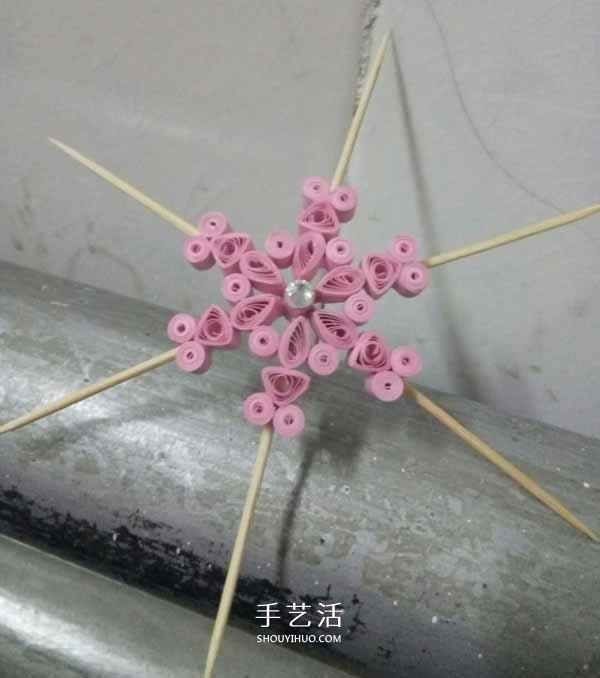 衍纸小花伞手工制作 漂亮的小花伞用卷纸做