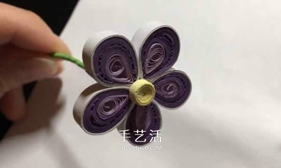 简单入门衍纸教程 手工衍纸花朵的制作方法