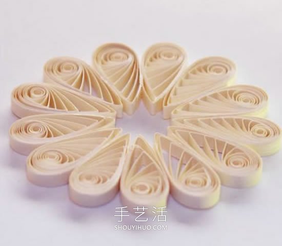 衍纸菊花手工制作 变成最美家居装饰品！