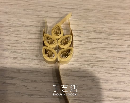 衍纸麦穗手工制作方法图解教程