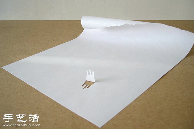 A4纸上的手工剪纸DIY 创意设计让人耳目一新