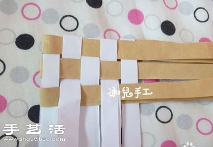 纸张编织手工制作热带鱼