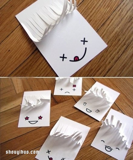 简单又可爱的剪纸小手工 给孩子们准备的哦