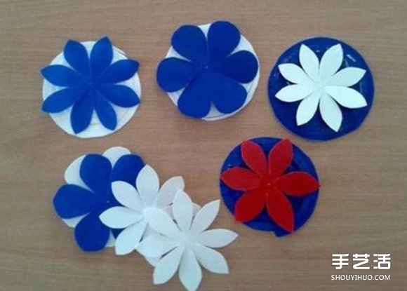 幼儿手工教程：简单又好玩的剪纸弹簧花小制作