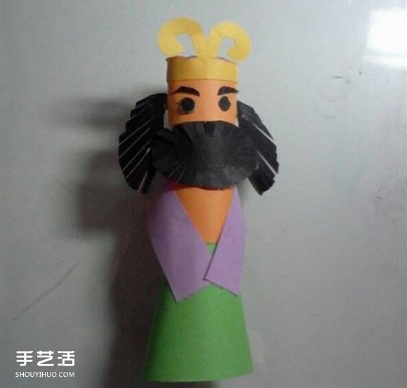 唐僧师徒四人玩偶制作 剪纸制作西游人物手偶