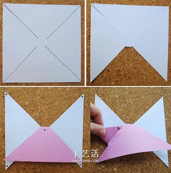 纸蝴蝶结怎么做图解 简单手工蝴蝶结制作教程