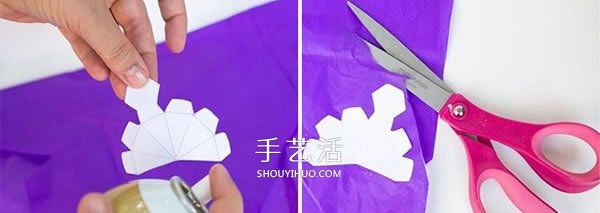 卡纸手工制作立体钻石 变成情人节表白饰物