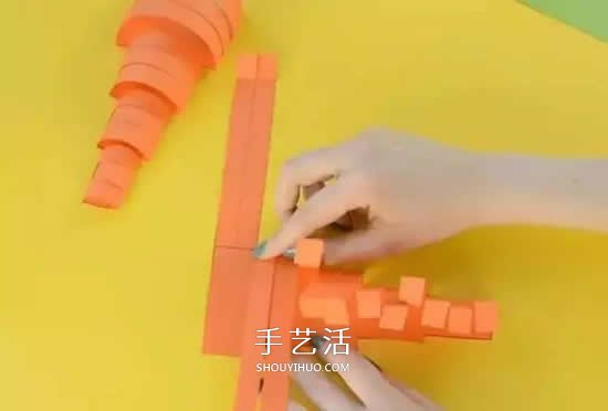 幼儿园彩色卡纸手工制作 简单DIY可爱小动物