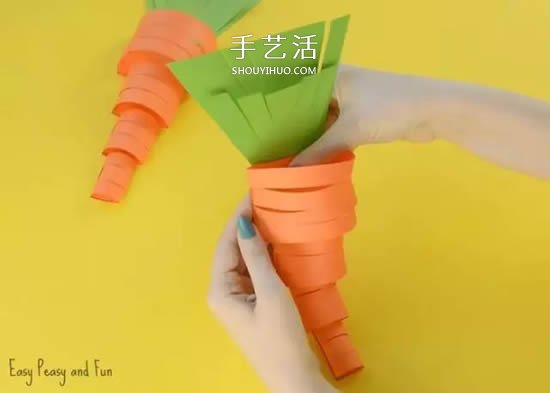 幼儿园彩色卡纸手工制作 简单DIY可爱小动物