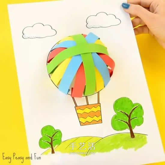 幼儿园彩色卡纸手工制作 简单DIY可爱小动物
