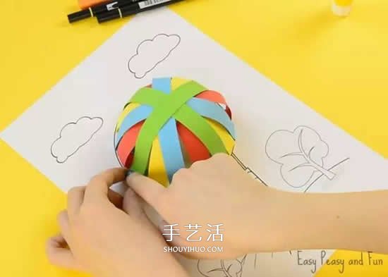 幼儿园彩色卡纸手工制作 简单DIY可爱小动物