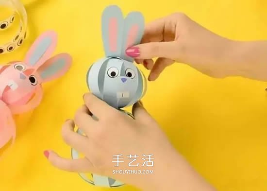 幼儿园彩色卡纸手工制作 简单DIY可爱小动物