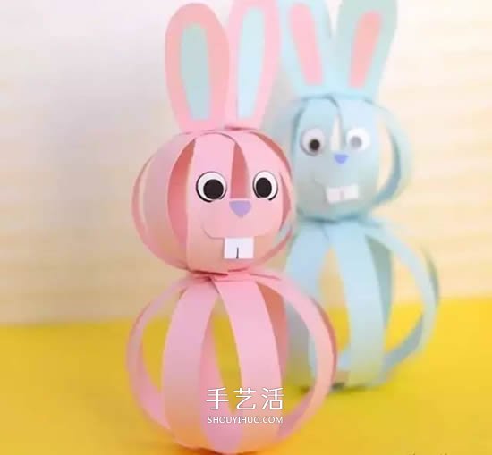 幼儿园彩色卡纸手工制作 简单DIY可爱小动物