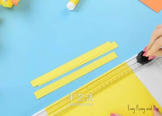 幼儿园彩色卡纸手工制作 简单DIY可爱小动物