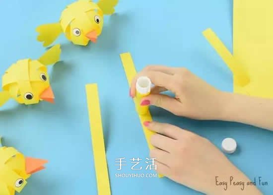 幼儿园彩色卡纸手工制作 简单DIY可爱小动物