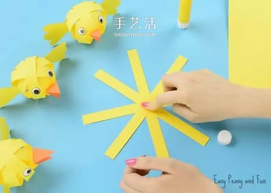 幼儿园彩色卡纸手工制作 简单DIY可爱小动物