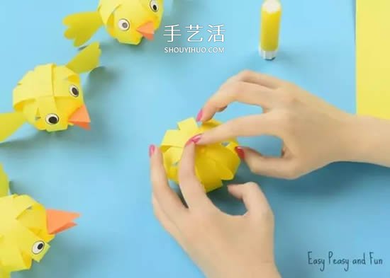 幼儿园彩色卡纸手工制作 简单DIY可爱小动物