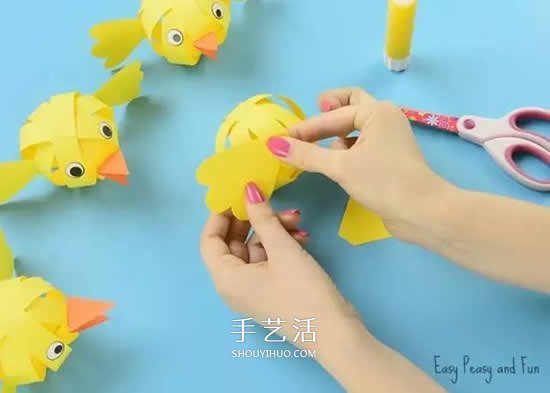 幼儿园彩色卡纸手工制作 简单DIY可爱小动物