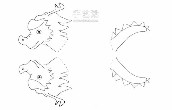 幼儿园端午节手工 用卡纸做漂亮龙舟的方法