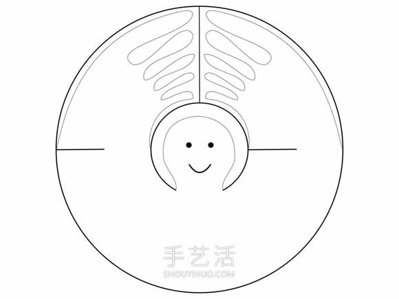 幼儿园手工制作卡纸天使的做法教程