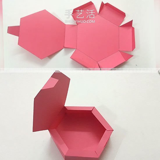 六角礼品盒的制作方法图解教程