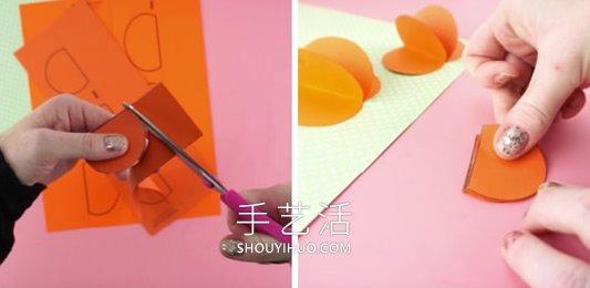 幼儿园秋天卡纸手工制作南瓜