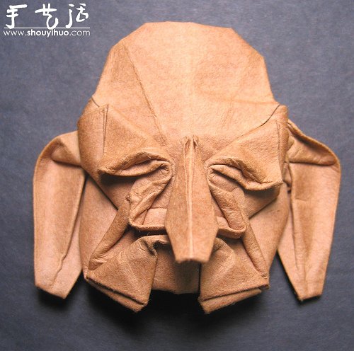 Phillip West的人物脸部造型折纸
