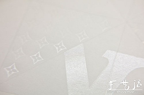 路易威登折纸邀请函