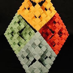 立体几何模型折纸作品