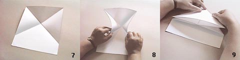 DC-3型飞机折纸方法