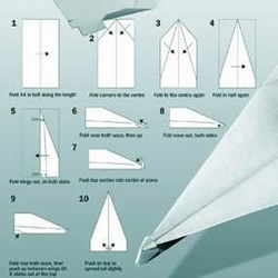 最完美的纸飞机折纸方法