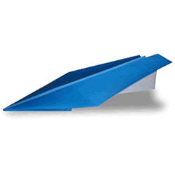 最常见纸飞机的折纸方法