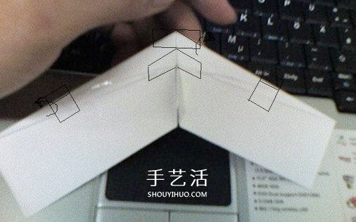 B-2轰炸机的折法图解 折纸隐形轰炸机的方法