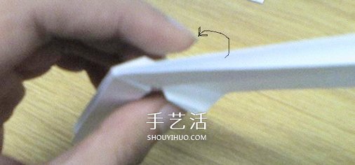 B-2轰炸机的折法图解 折纸隐形轰炸机的方法