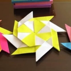 八角飞镖怎么折图解 手工折纸八角飞镖叠法