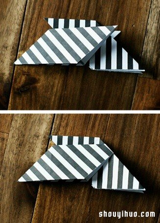折纸飞镖的方法 手工折纸儿童玩具飞镖图解