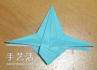 X翼战斗机折纸方法 怎么折X翼战斗机图解