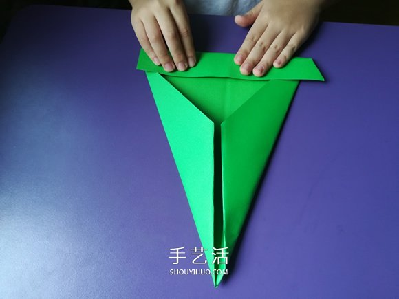 八岁小男孩的折纸分享 折纸战斗机的图解教程