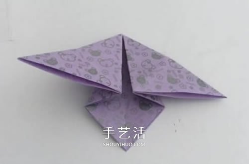 简单飞机手偶的折法 幼儿手工折纸手偶小飞机